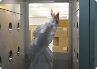 エアシャワー完備